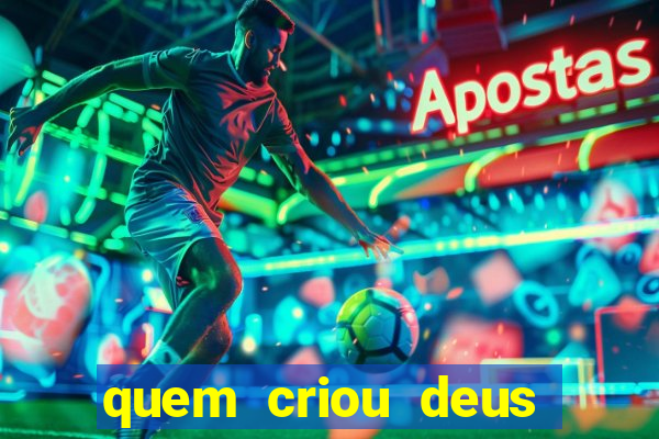 quem criou deus segundo o espiritismo